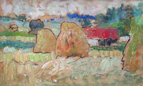 Ceres haystacks George Leslie Hunter