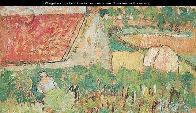 George Leslie Hunter. Old Man Clipping hedge.